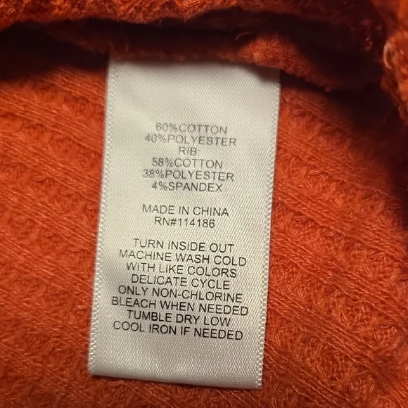 FRYE AND CO. Rust Graphic Long Sleeve Top - Picture 5 of 5